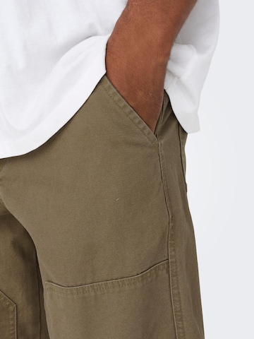 Regular Pantaloni 'LUDVIG' de la Only & Sons pe maro