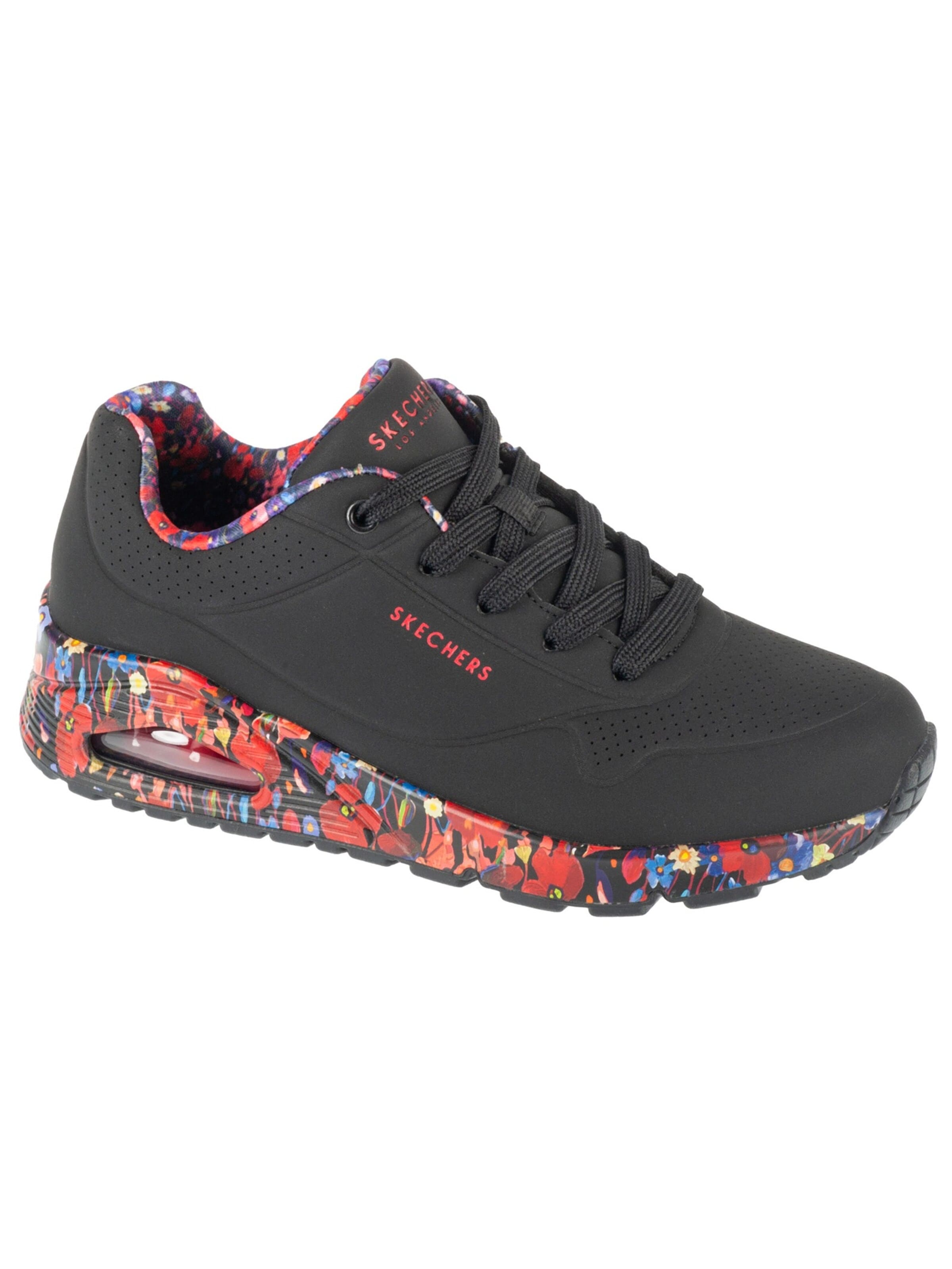 Slip on 'Skechers Uno - Majestic Garden' SKECHERS en noir : devant