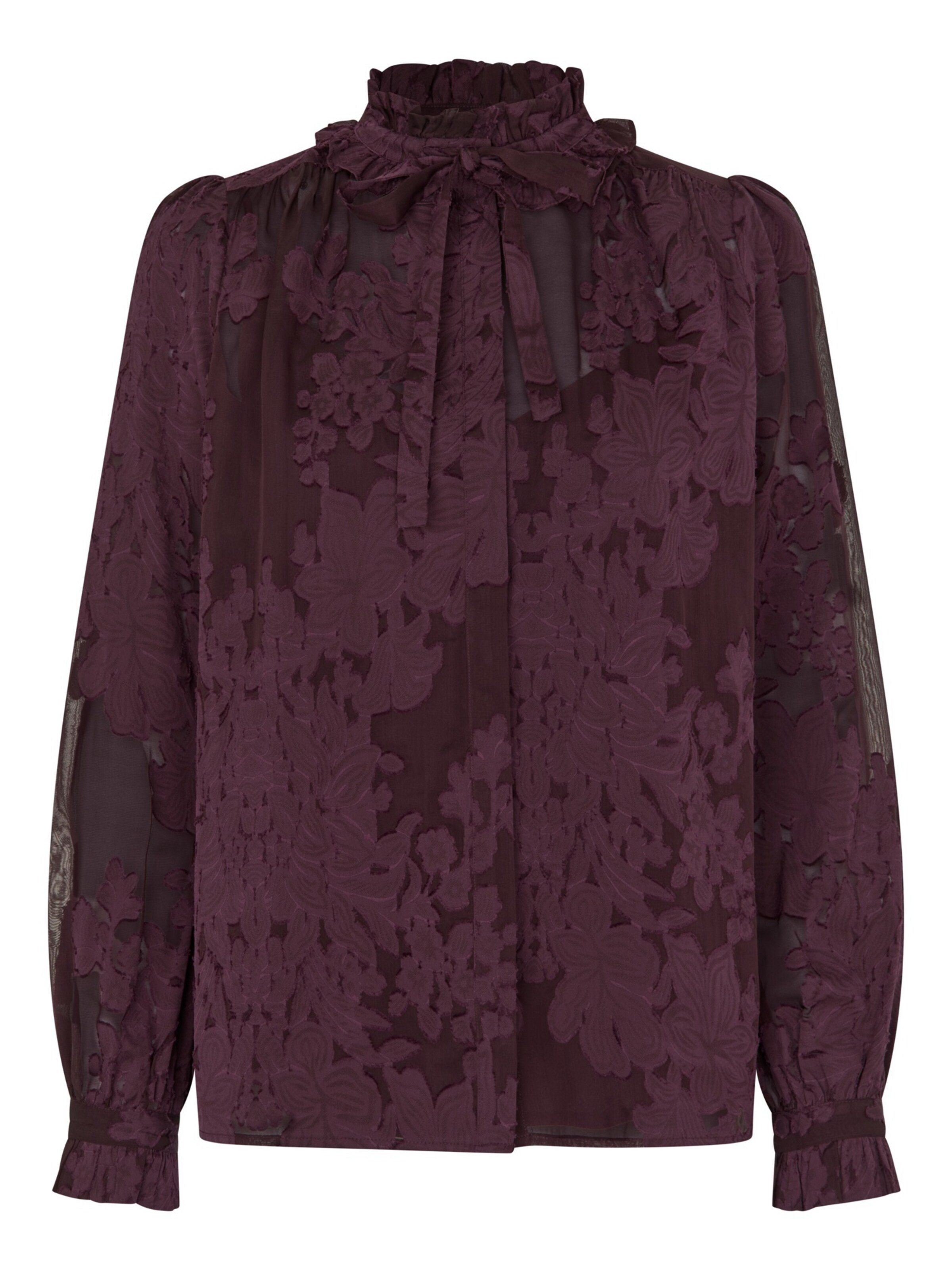 Dea Kudibal Shirt ' RositaDEA NS ' in Rood: voorkant