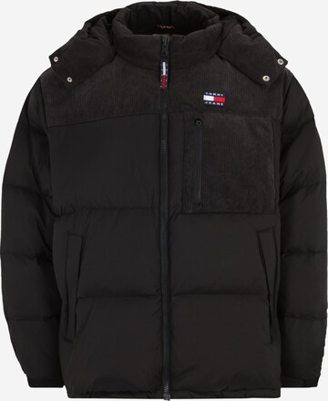 Tommy Jeans Plus Winterjacke 'Alaska' in Schwarz: predná strana