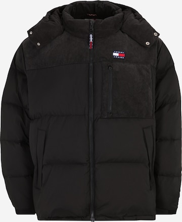 Tommy Jeans Plus Winter Jacket 'Alaska' in Black: front