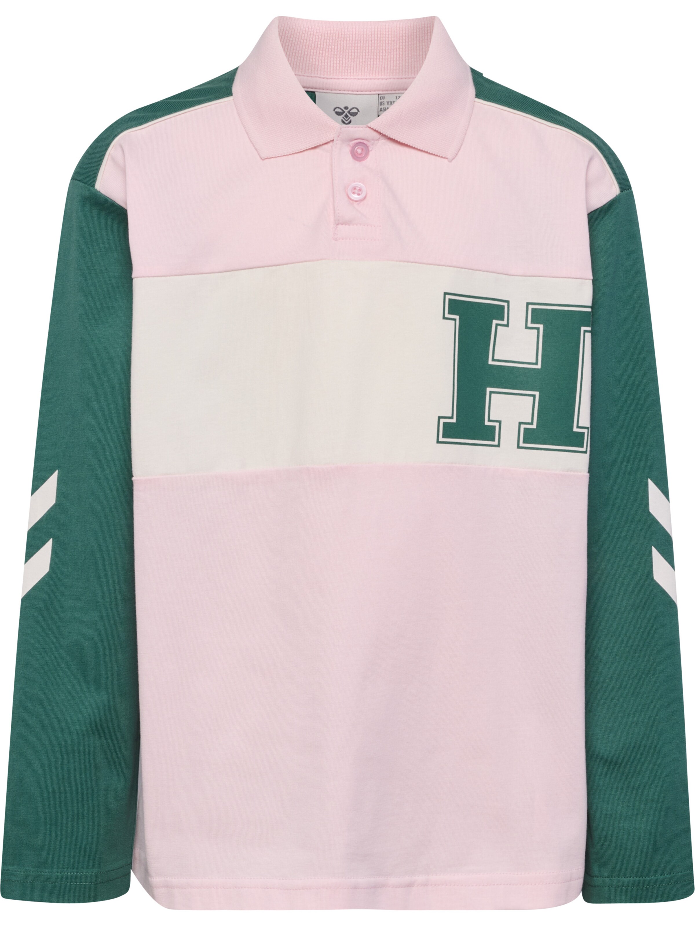 Hummel Shirt 'Robin' in 104 in Ecru / Dark green / Rose, Item view