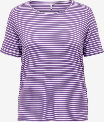 T-shirt 'Nanna' ONLY Carmakoma en violet : devant