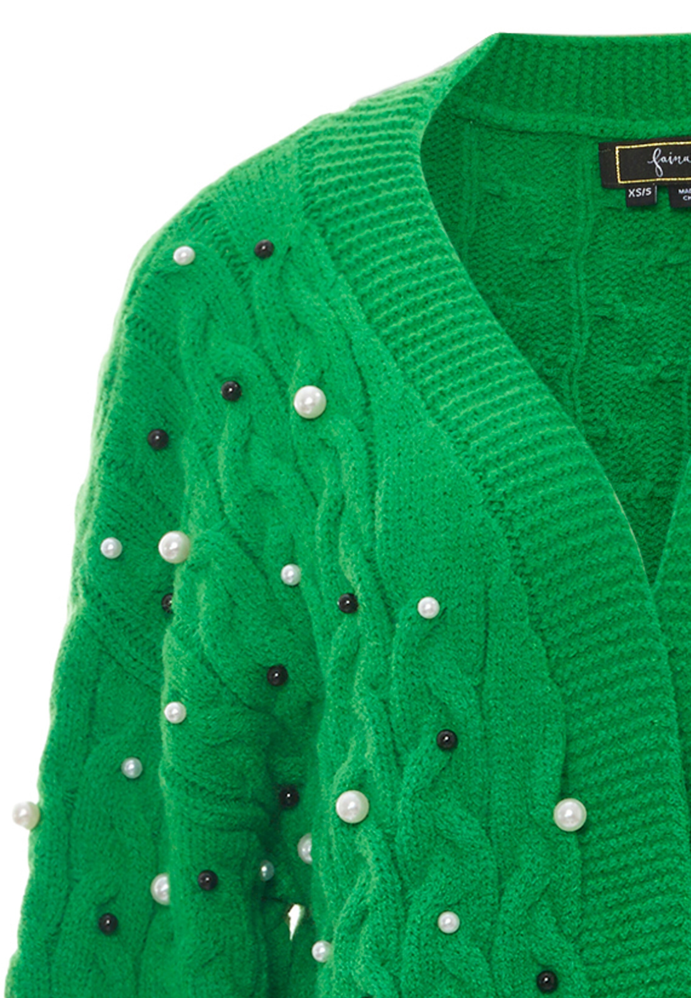 faina Вязаная кофта в Зеленый