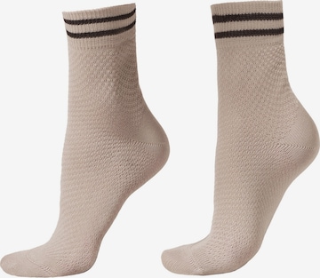 CALZEDONIA Socks in Beige: front