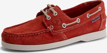 Travelin Moccasins 'Penzance' in Red: front