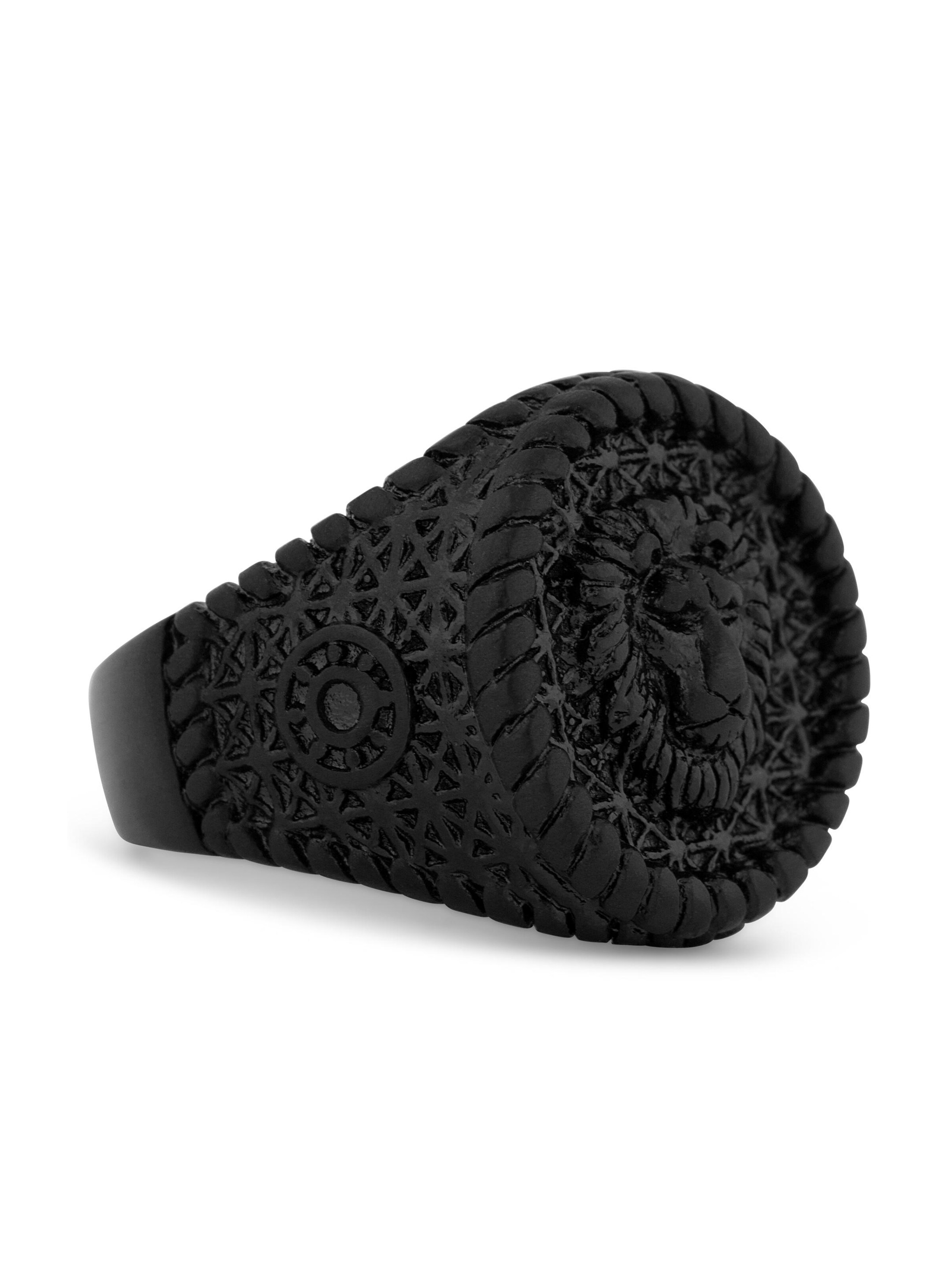 Akitsune Ring 'Imperator'‌ in Schwarz