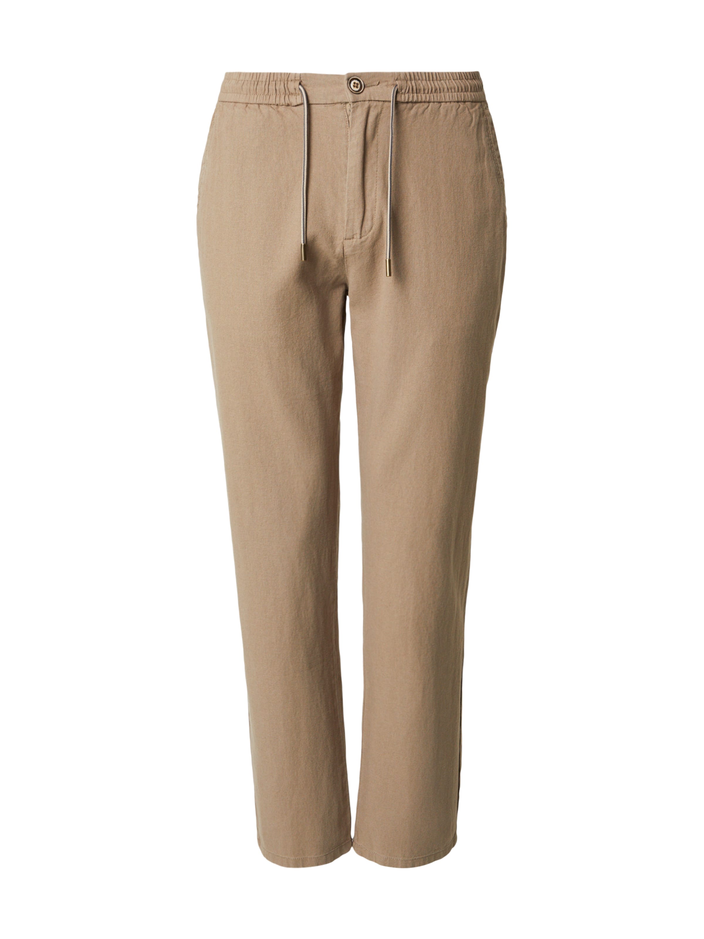 No Excess Regular Broek in Bruin: voorkant
