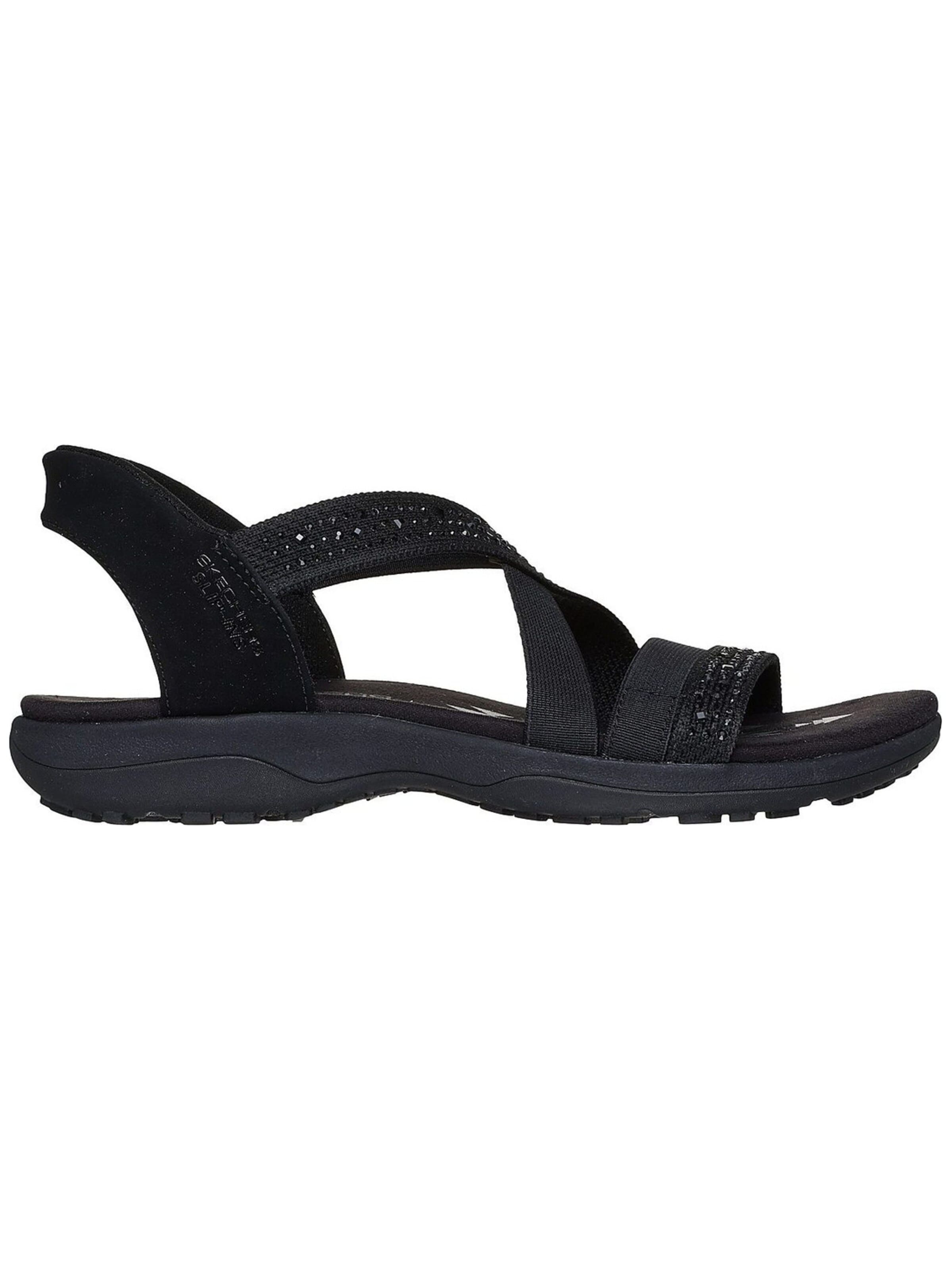 Sandalo 'Skechers Reggae Slim - Summer Sparkle' di SKECHERS in nero