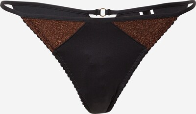 Slip 'MERCURE' Icone Lingerie pe maro ruginiu / negru, Vizualizare produs