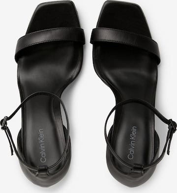 Calvin Klein Sandalen met riem in Zwart