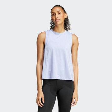 Haut de sport ADIDAS PERFORMANCE en violet : devant