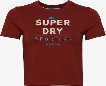 Superdry Shirt in Bruin: voorkant