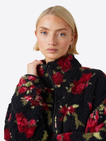 BRAVE SOUL Fleece jas in Zwart