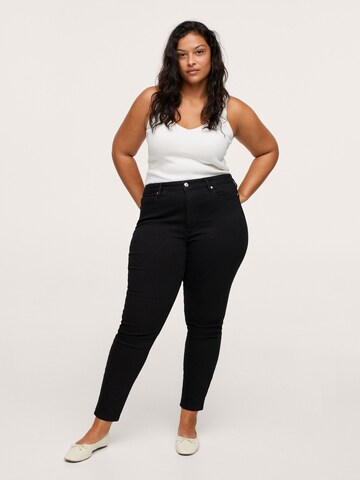 MANGO Skinny Jeans 'ANNE' in Black