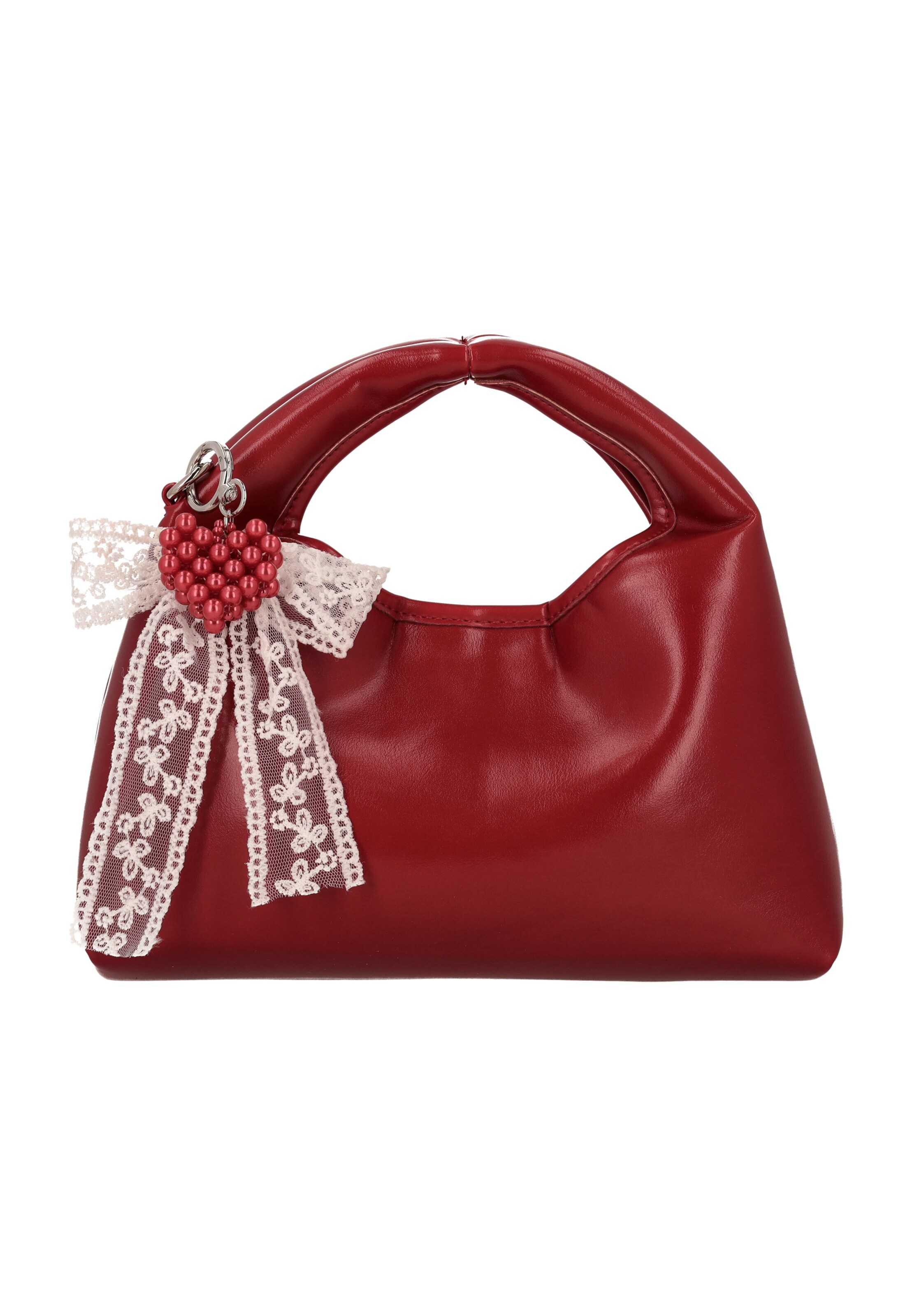 faina Bolso de mano en borgoña, Vista del producto