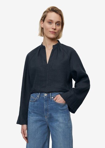 Marc O'Polo Blouse in Blauw: voorkant