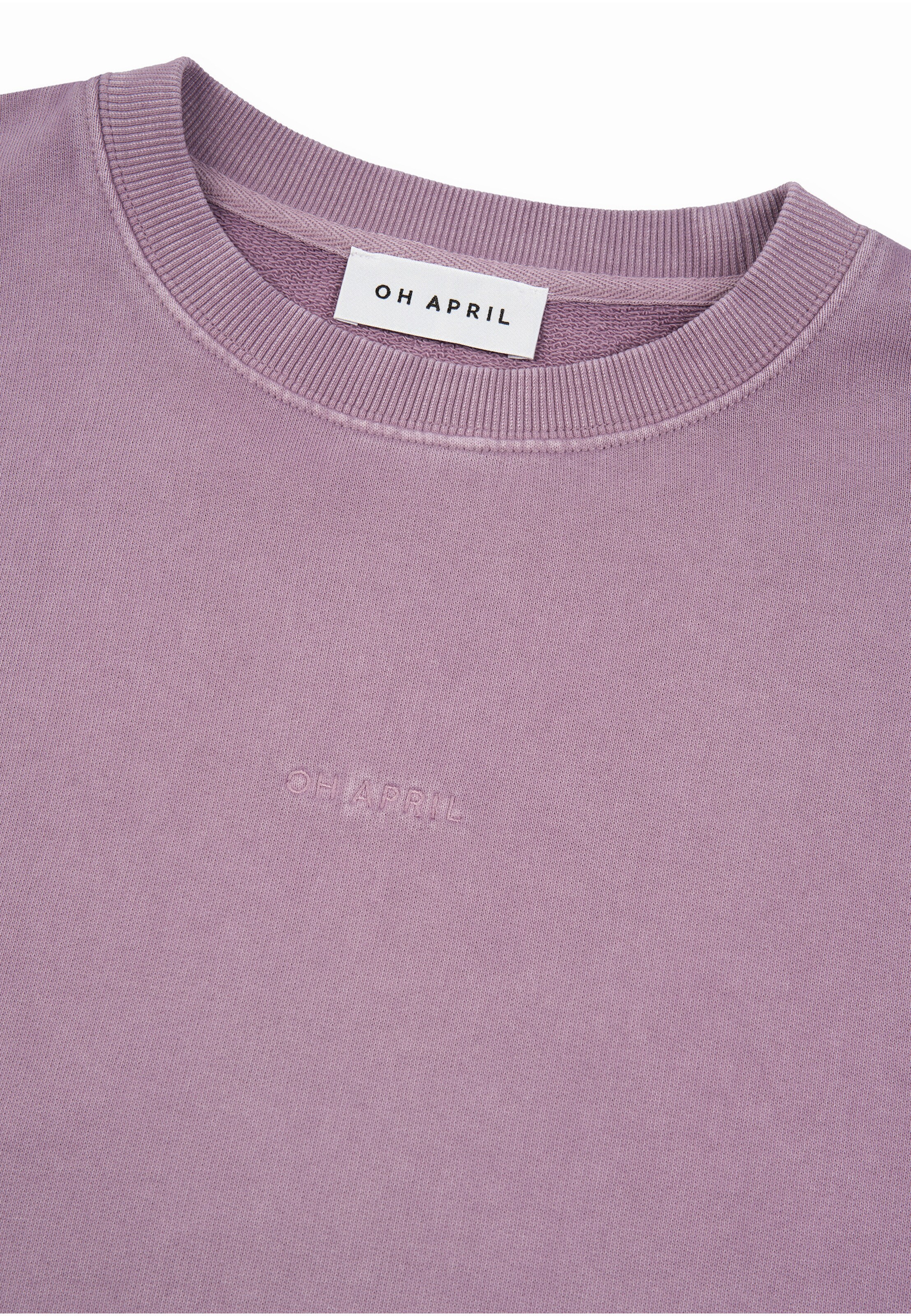 OH APRIL Sweatshirt 'Farmers Market' in Lila