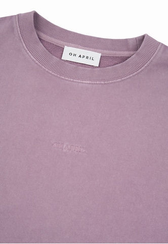 OH APRIL Sweatshirt in Purple