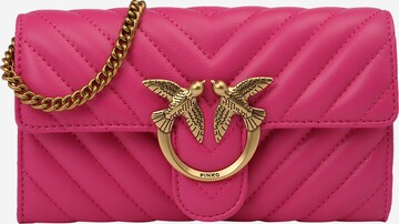 PINKO - Mala de ombro 'LOVE' em rosa