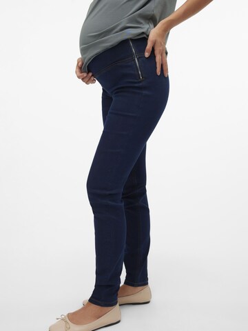 Coupe slim Jean MAMALICIOUS en bleu