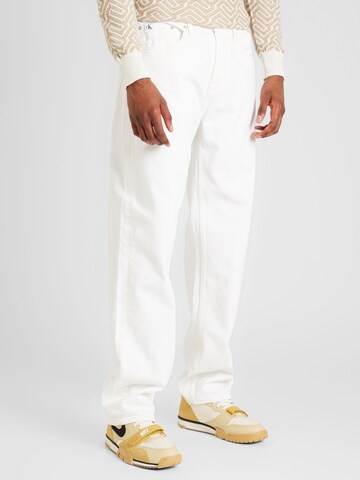 Regular Jean '90'S STRAIGHT' Calvin Klein Jeans en blanc : devant