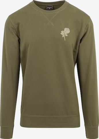 MT Men Sweatshirt 'Wasted Youth' in Green: front