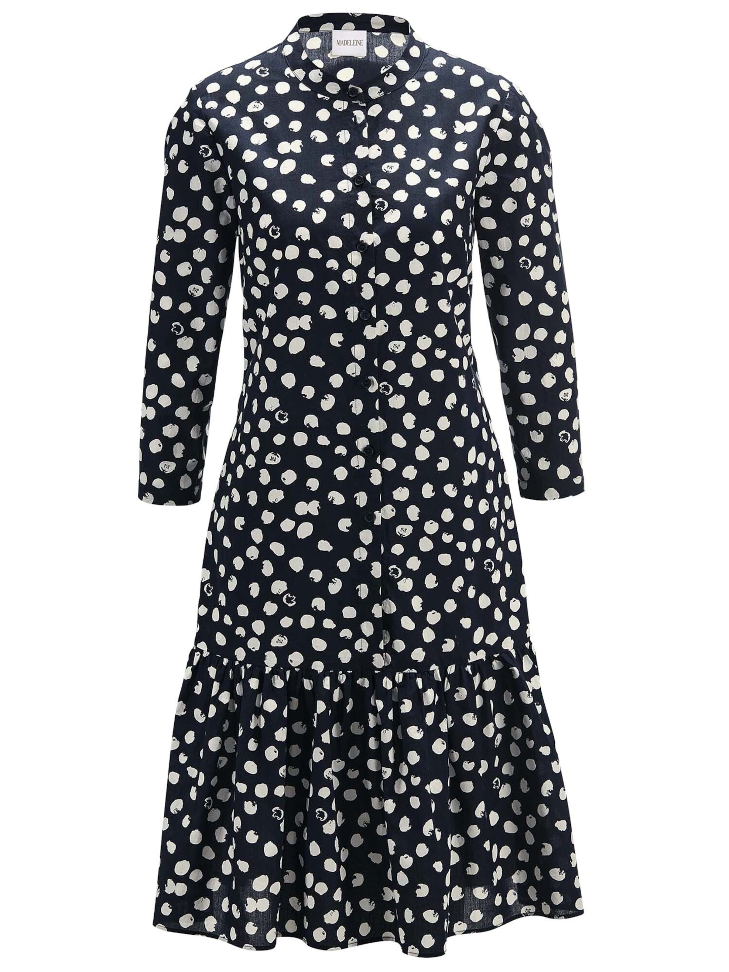 MADELEINE Jurk in Blauw: voorkant