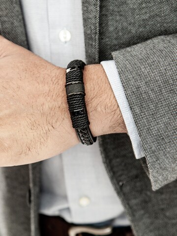 Bracelet 'Ring' SERASAR en noir