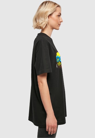 Merchcode Oversized Shirt 'Poof Comic' in Black