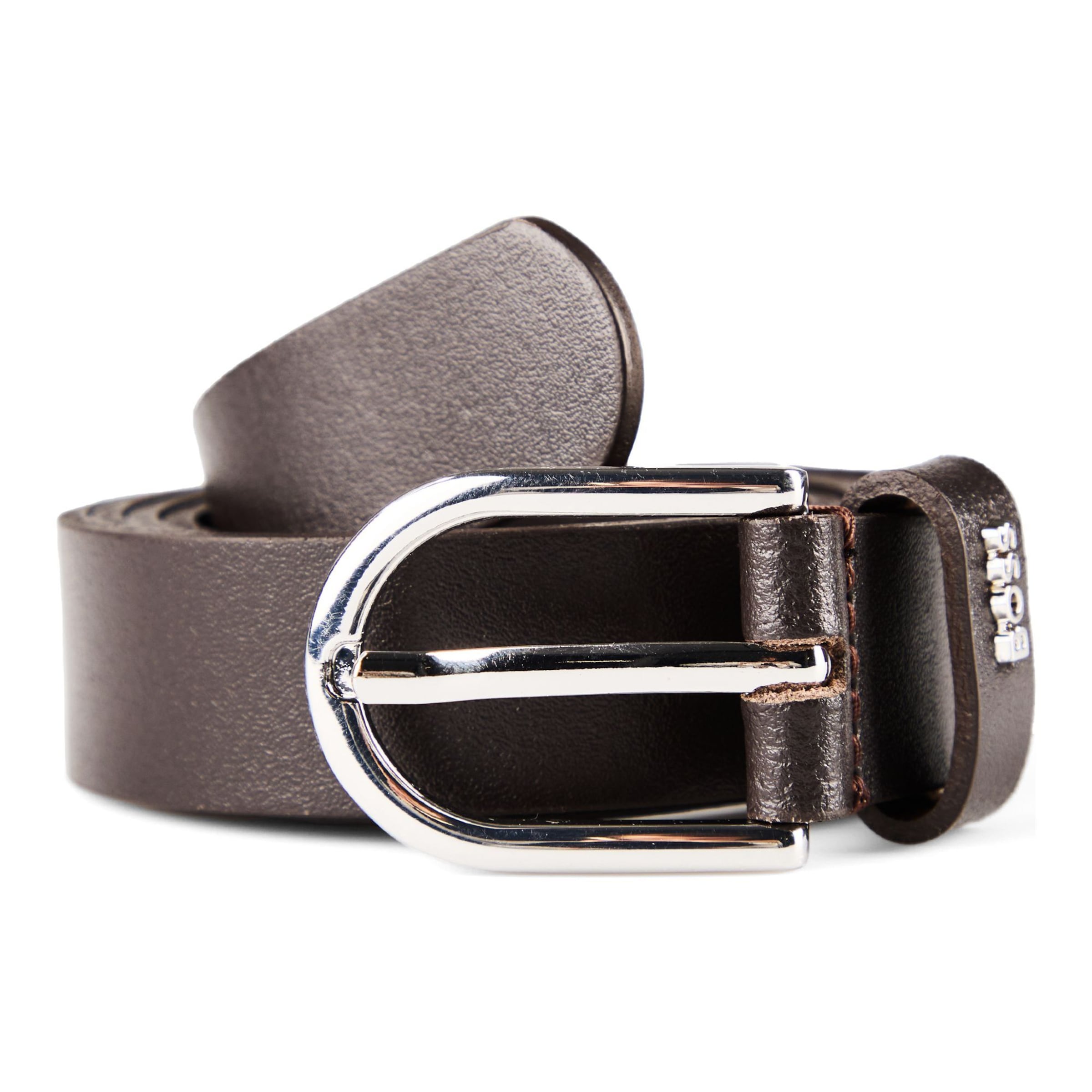 Ceinture 'Scarlet' BOSS en marron : devant