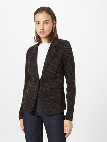 ICHI Blazer 'KATE' | rjava barva: sprednja stran