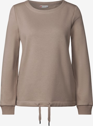STREET ONE Sweatshirt in Beige: Vorderseite