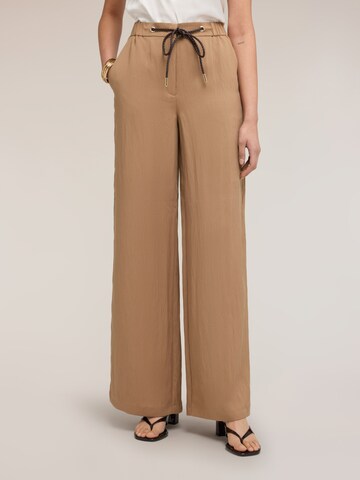 MOTIVI - Pierna ancha Pantalón en beige: frente