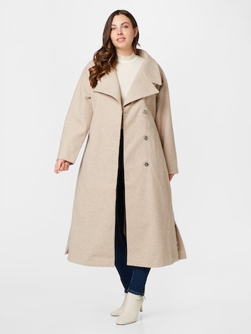 Cappotto di mezza stagione 'Jara' di ABOUT YOU Curvy in beige