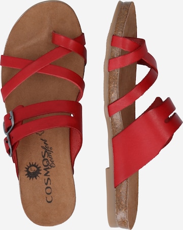 COSMOS COMFORT - Sandalias de dedo en rojo