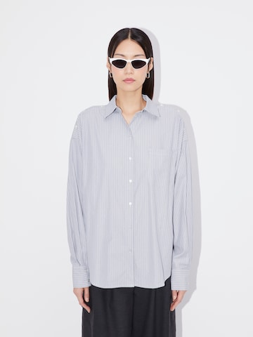 Camicia da donna 'Nola' di LeGer by Lena Gercke in grigio: frontale