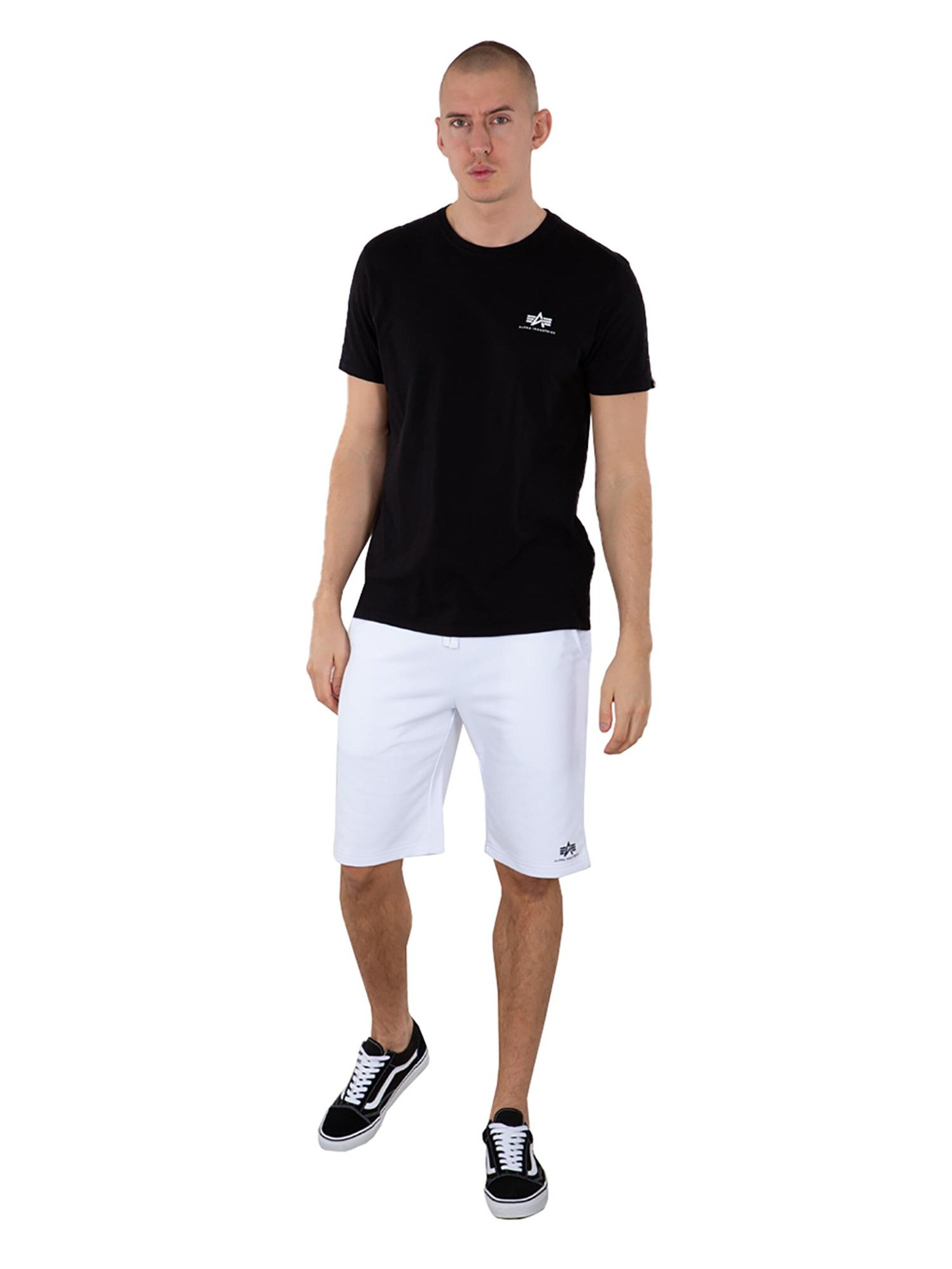 ALPHA INDUSTRIES Regular Pants 'SL' in White