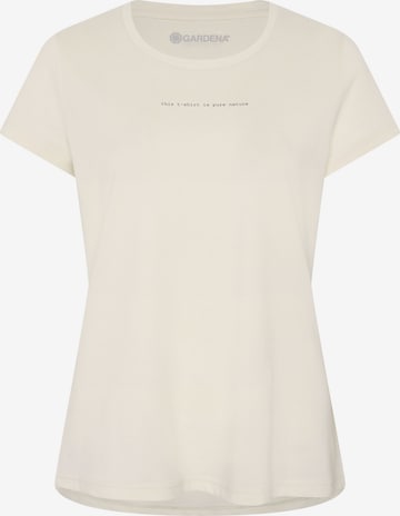 Gardena T-Shirt in Weiß: Vorderseite