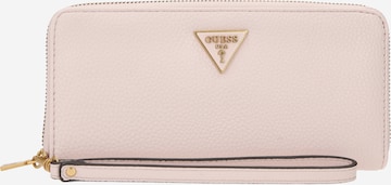 Porte-monnaies 'LARYN' GUESS en rose : devant