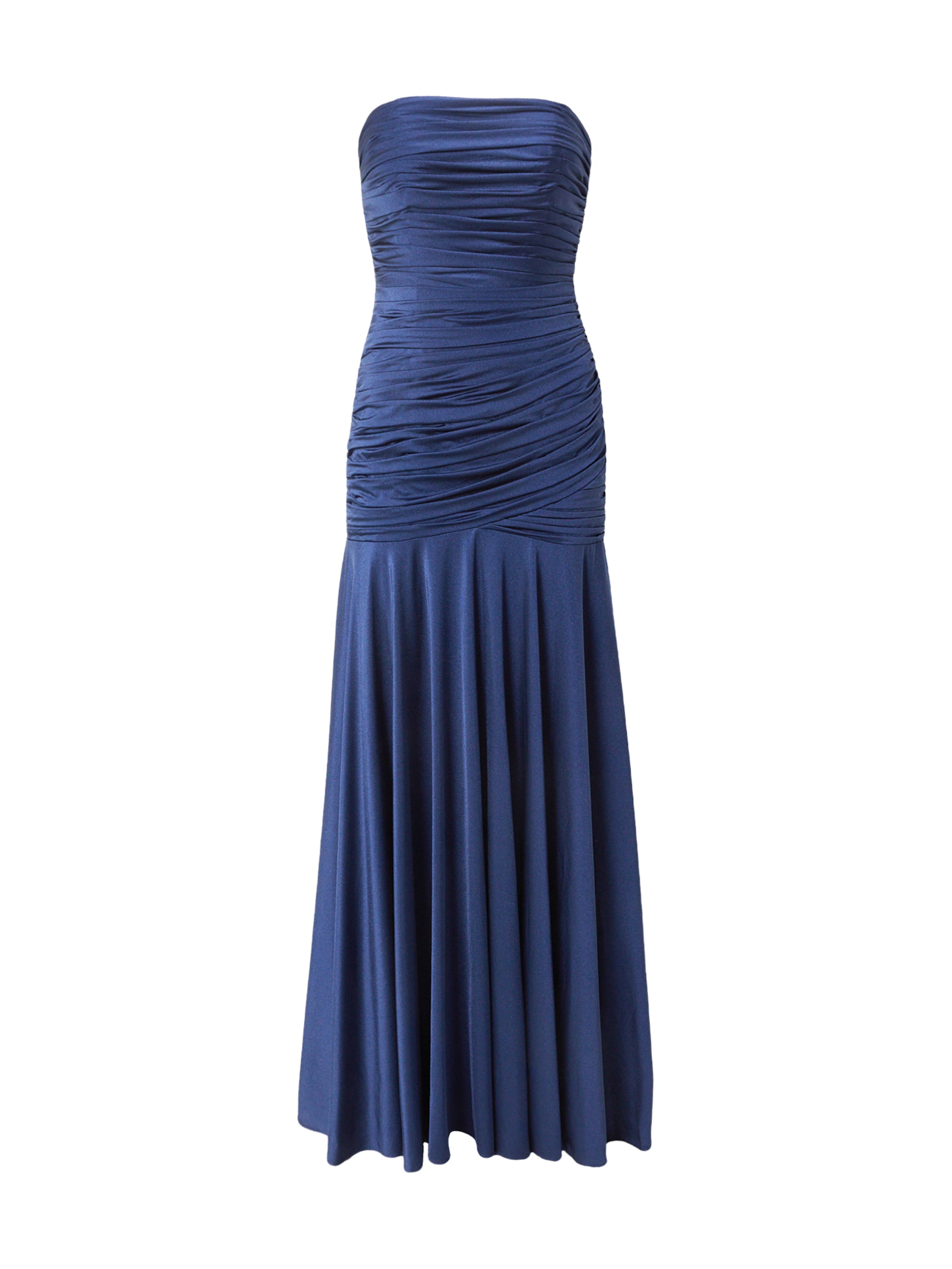 mascara Evening Dress in Blue: front