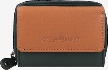Portamonete 'Nappa' di GREENBURRY in verde: frontale
