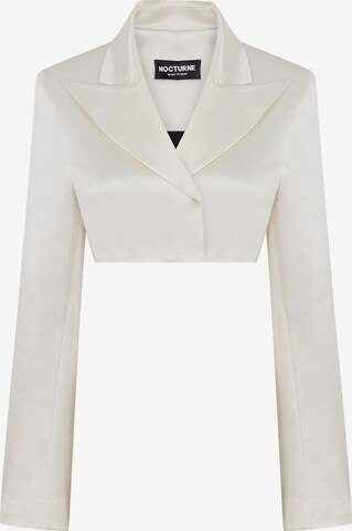 Blazer NOCTURNE en blanc : devant