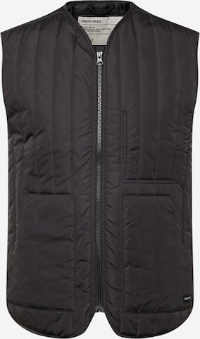 DEDICATED. Vest 'Quilted' in Black: front