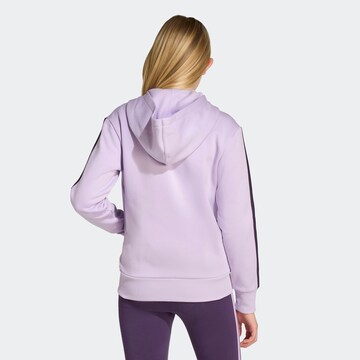ADIDAS SPORTSWEAR Athletic Zip-Up Hoodie 'Essentials' in Purple