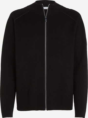 Calvin Klein Knit Cardigan 'Milan ' in Black: front