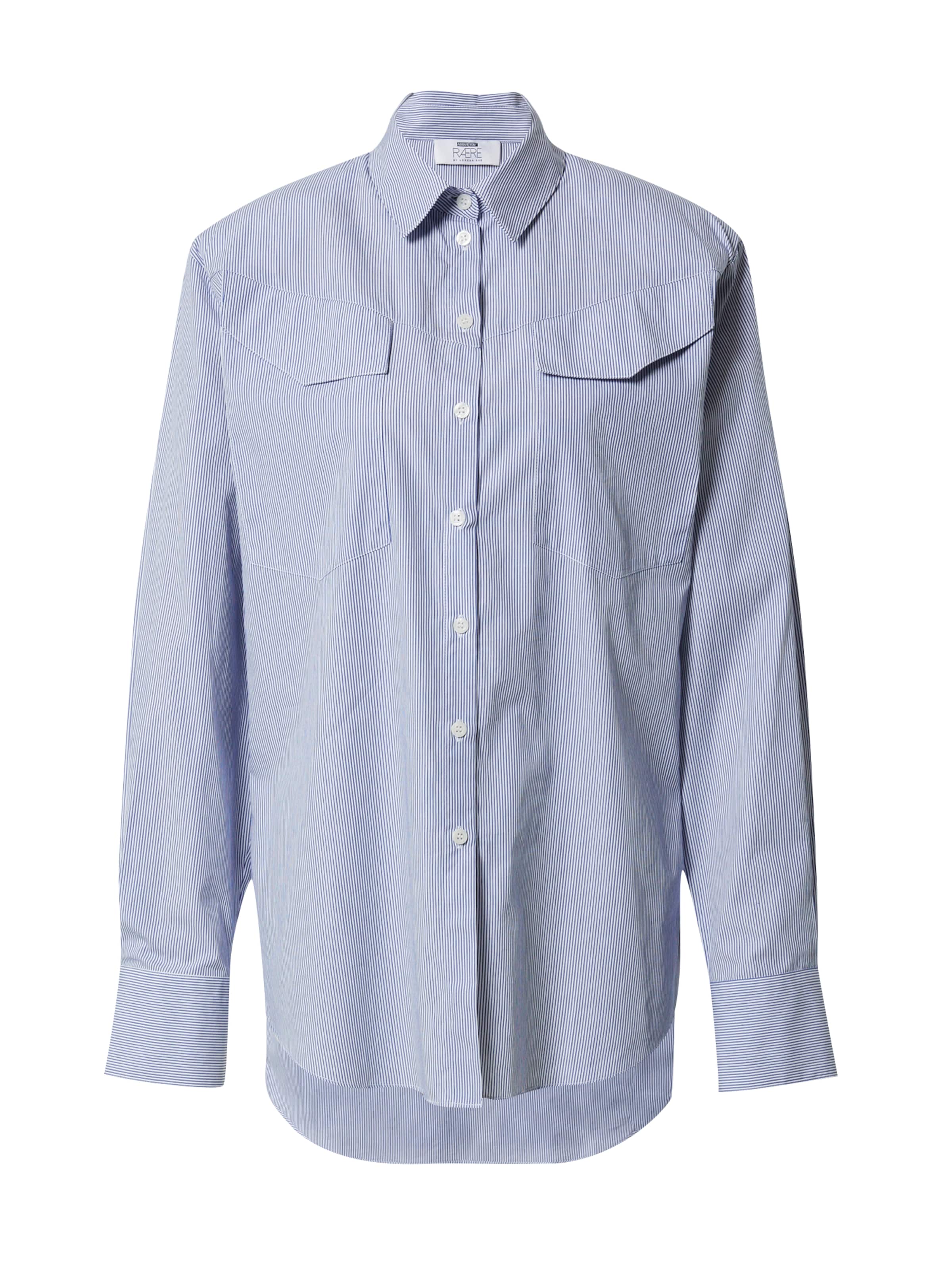 Bluză 'Emmy' RÆRE by Lorena Rae pe albastru deschis / alb, Vizualizare produs