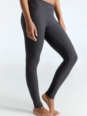 Leela COTTON Skinny Leggings 'Damen Warm Leggings' in Grey