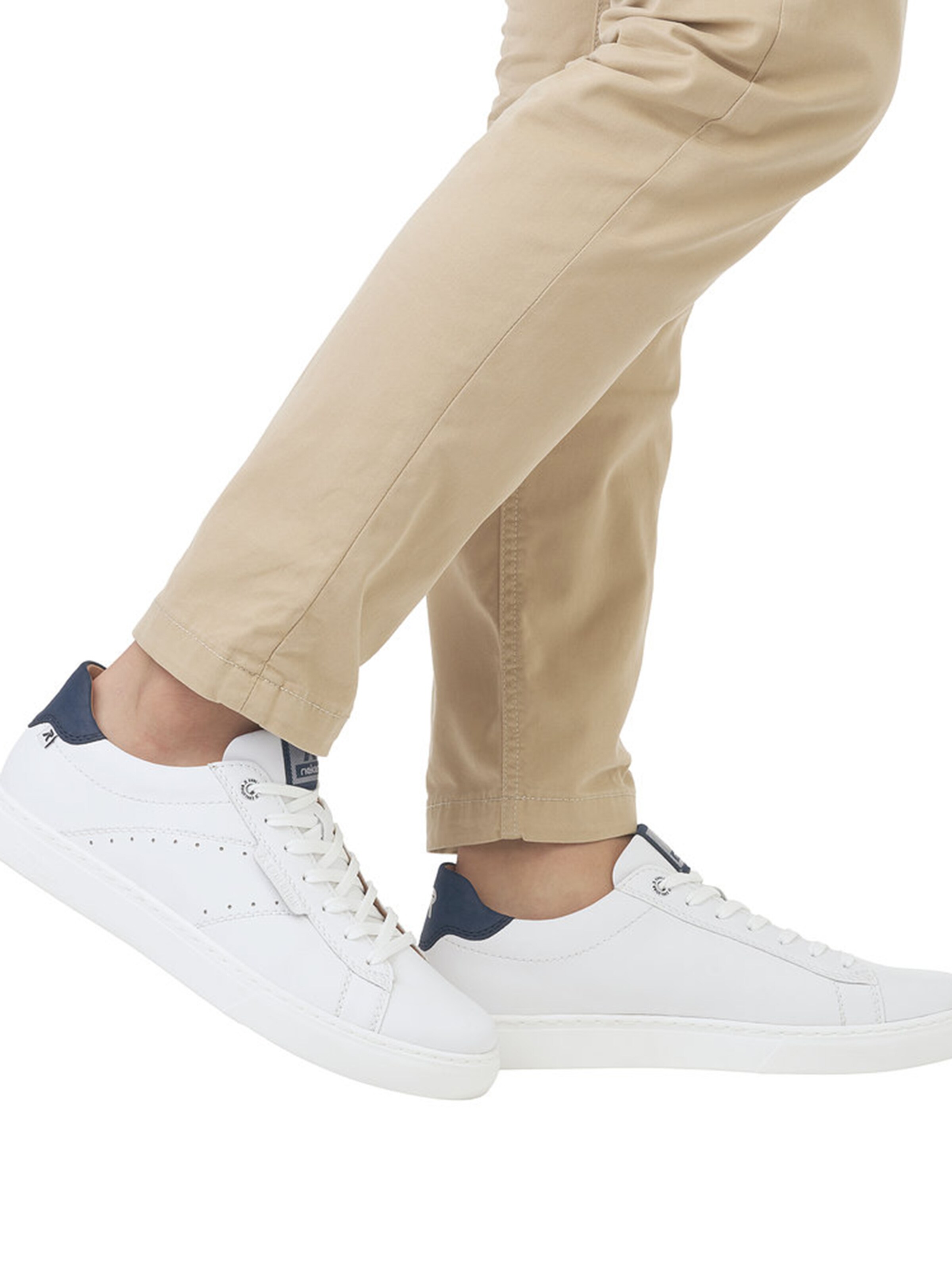 Rieker Sport Trampki niskie w kolorze biały