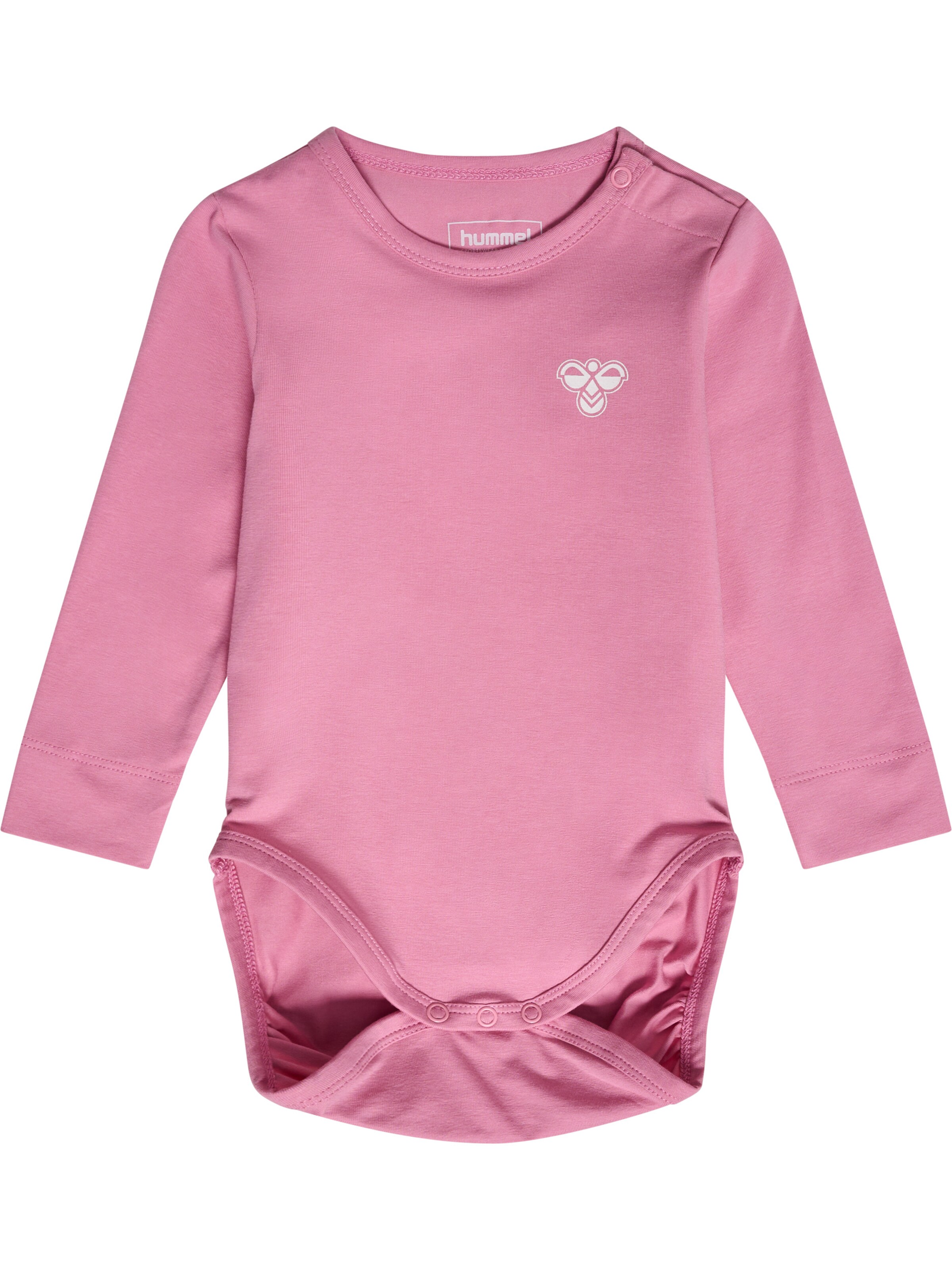 Barboteuse / body Hummel en rose : devant